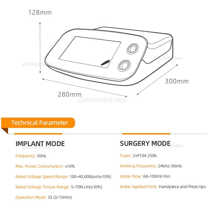 PlusPower PiezoI+ Dental Piezosurgery Surgery Unit and Dental Implant Motor